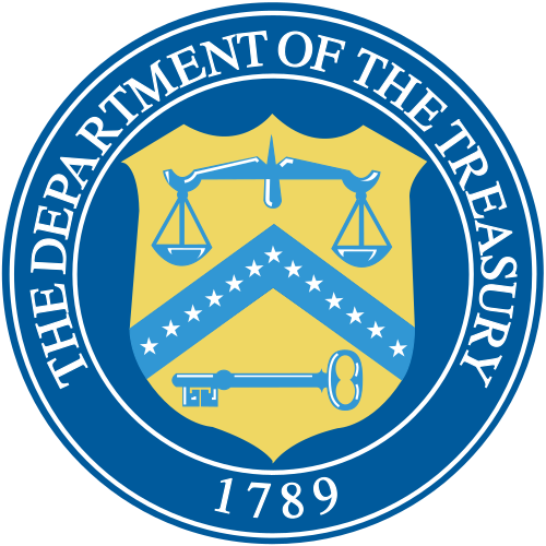 Department of the Treasury logo